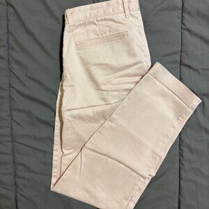 J. Crew 484 Slim-Stretch in Blush Pink